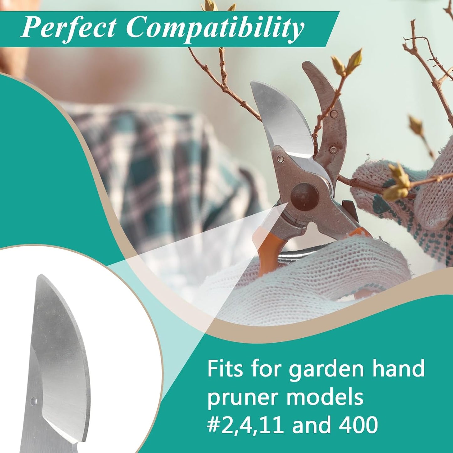 Hand Pruner Replacement Kit (2/3-1) Compatible with Felco Pruners
