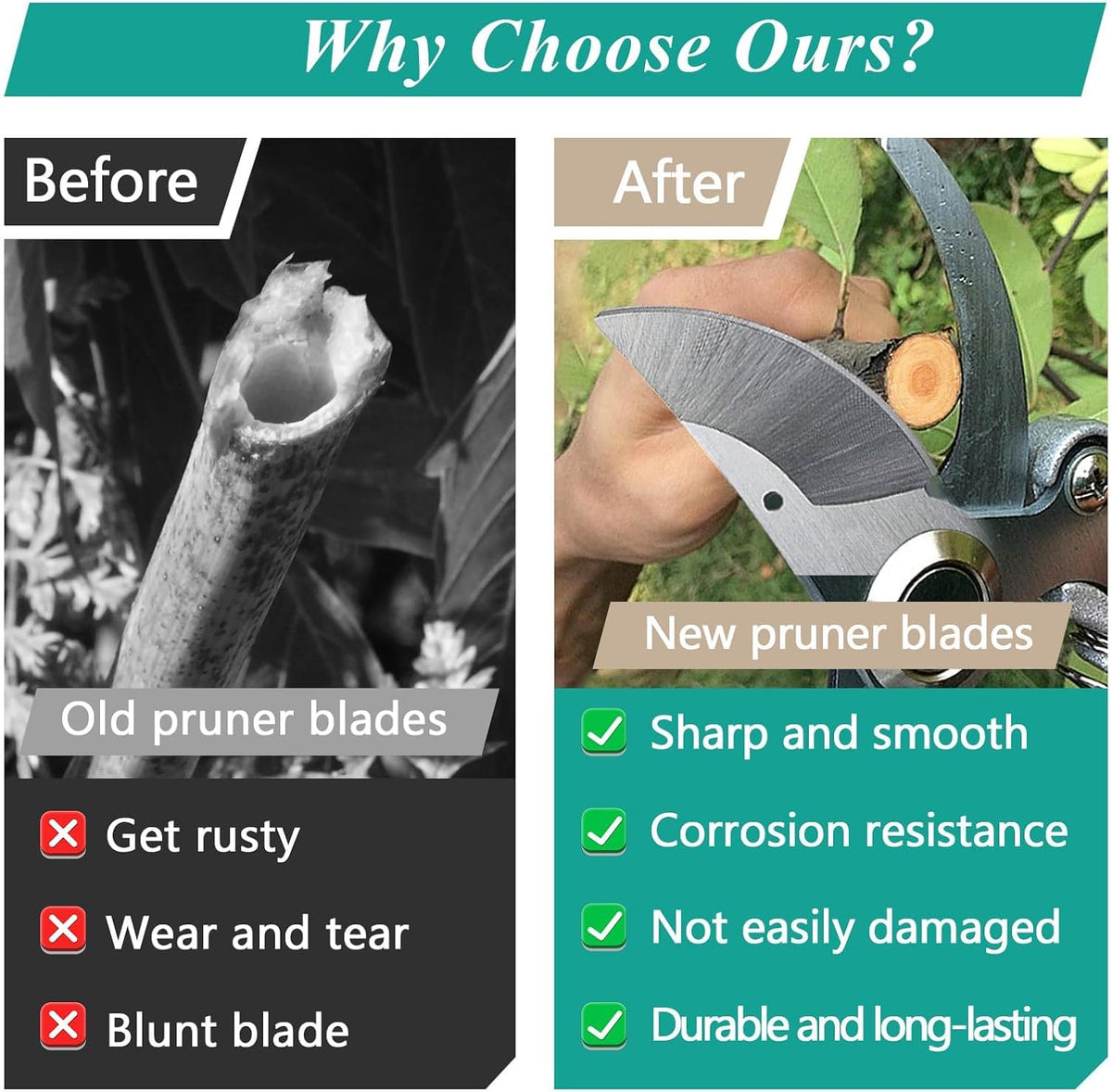 Hand Pruner Replacement Kit (2/3-1) Compatible with Felco Pruners