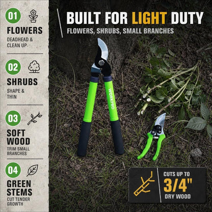 W151010 Limb and Branch Pruner Tool Set, Heat-Treated Steel (1 Set)