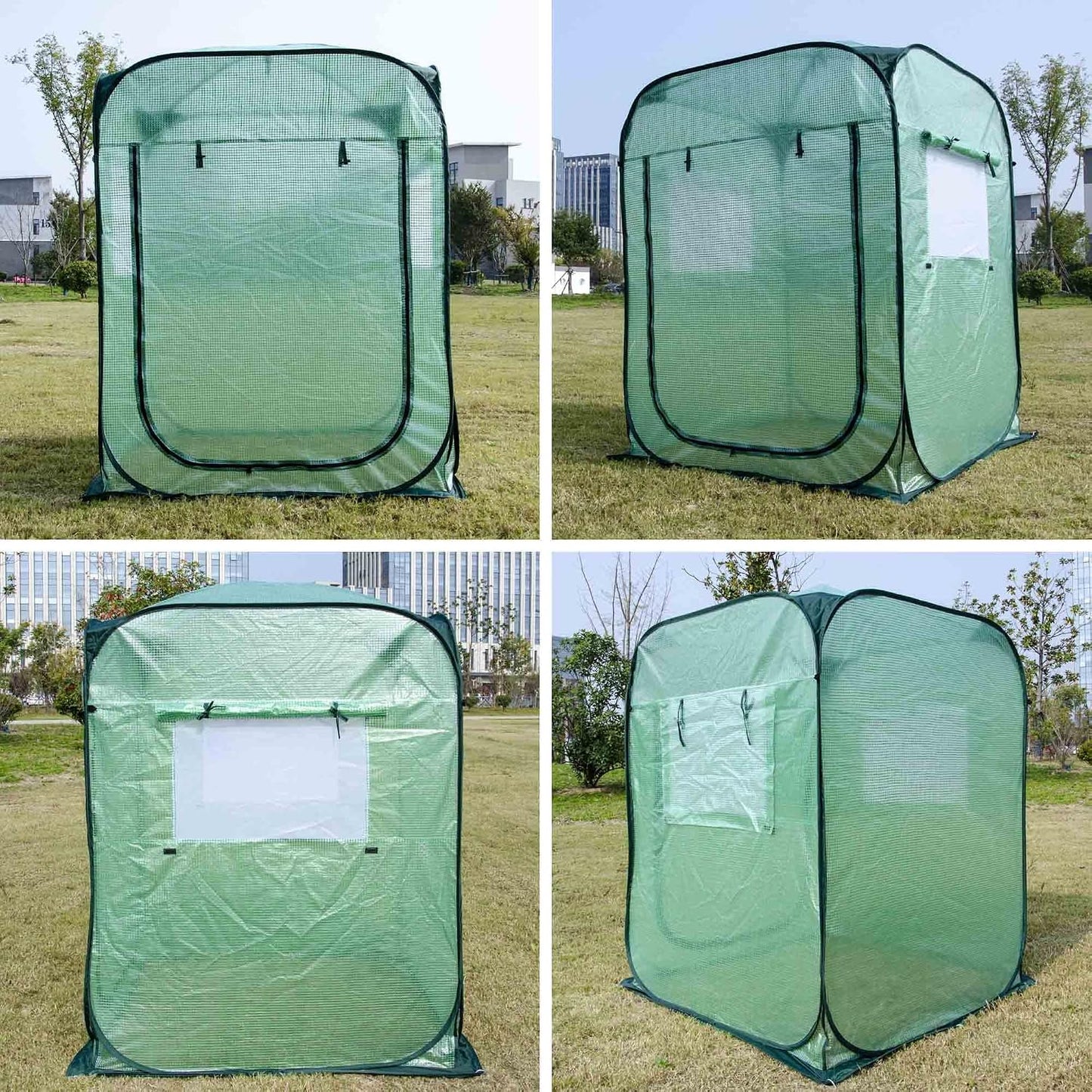 Pop Up Greenhouse Cover Flower House Mini Gardening Plant Flower Sunshine Room Room,Backyard PVC Greenhouse Cover for Cold Frost Protector Gardening Plants