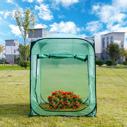 Pop Up Greenhouse Cover Flower House Mini Gardening Plant Flower Sunshine Room Room,Backyard PVC Greenhouse Cover for Cold Frost Protector Gardening Plants