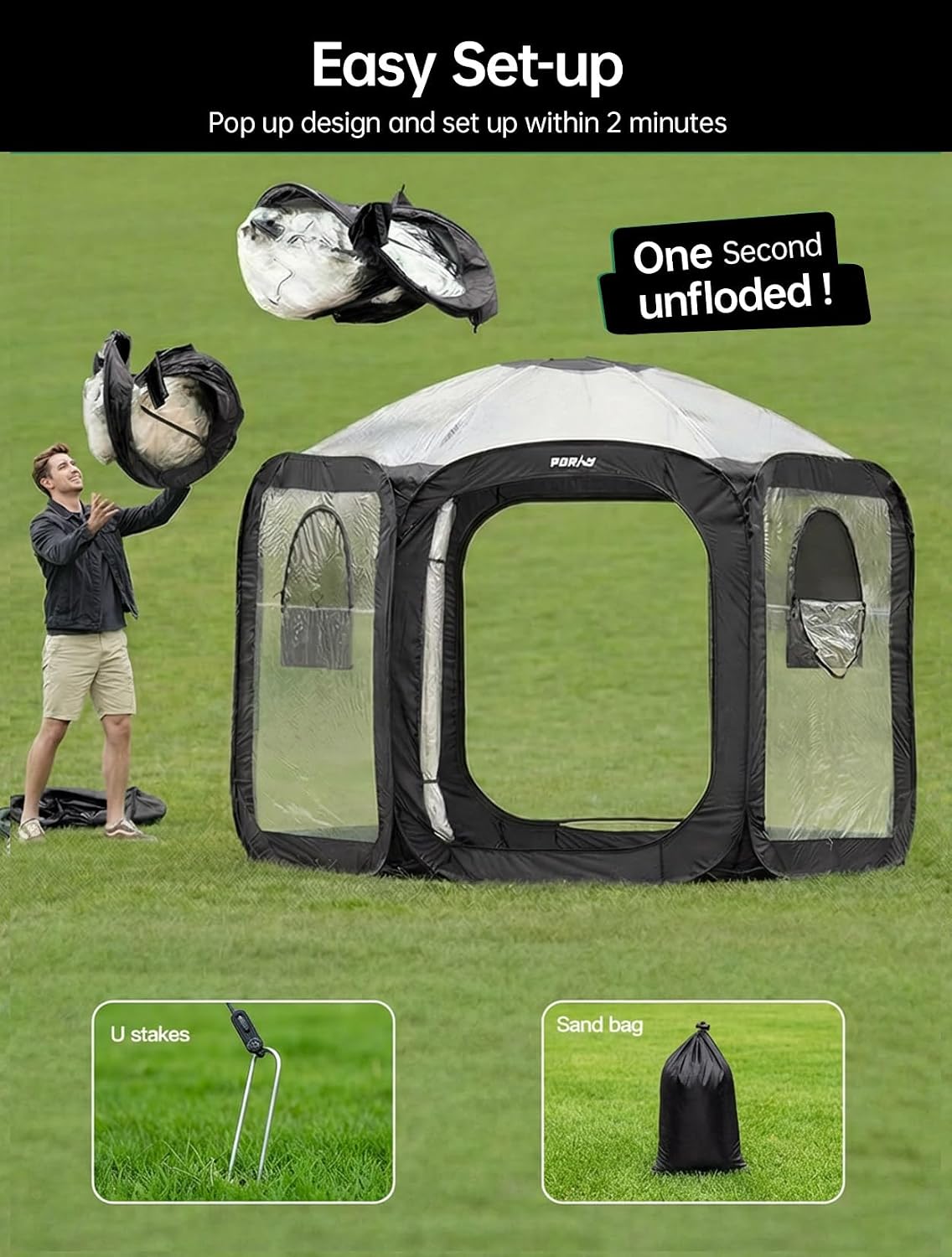 Pop Up Greenhouse Cover Flower House Mini Gardening Plant Flower Sunshine Room Room,Backyard PVC Greenhouse Cover for Cold Frost Protector Gardening Plants