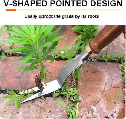 Gardening Tools-Gardening Handle Tools Flower Spade Digging Loosening Tools Hand Rake Weed Puller Garden Tools Make Ideal Gardening Gifts for Gardening Enthusiast(Three-Tooth Rake)