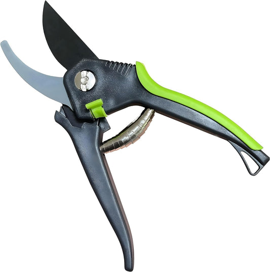 Bypass Pruner Elite - High Carbon Steel Bypass Hand Pruner Pruning Shears Scissors Clippers - Comfort Grip Handles - Perfect for Gardening Trimming Pruning