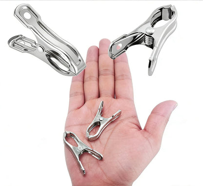 40 PCS Garden Clips for Plant Covers, 2.17inch Greenhouse Clamps Made of Stainless Steel,Row Cover Clips for Netting Have a Strong Grip to Hold Down,The Shade Cover on Garden Hoops or Greenhouse Hoops