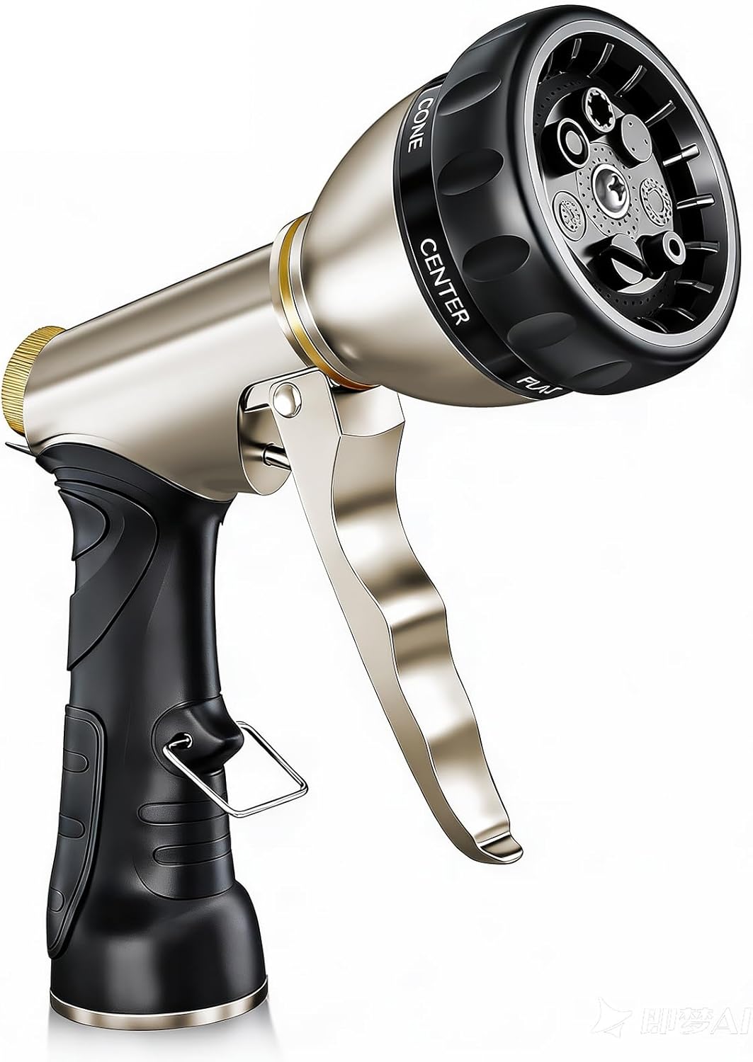 Metal Garden Hose Nozzle, Heavy Duty High Pressure Hand Sprayer