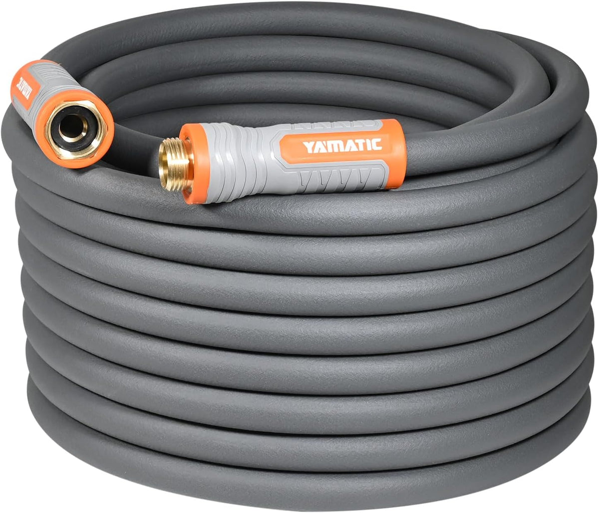 Flexible Garden Hose 5/8" x 5ft, 360° Swivel Handle, Burst 600 PSI