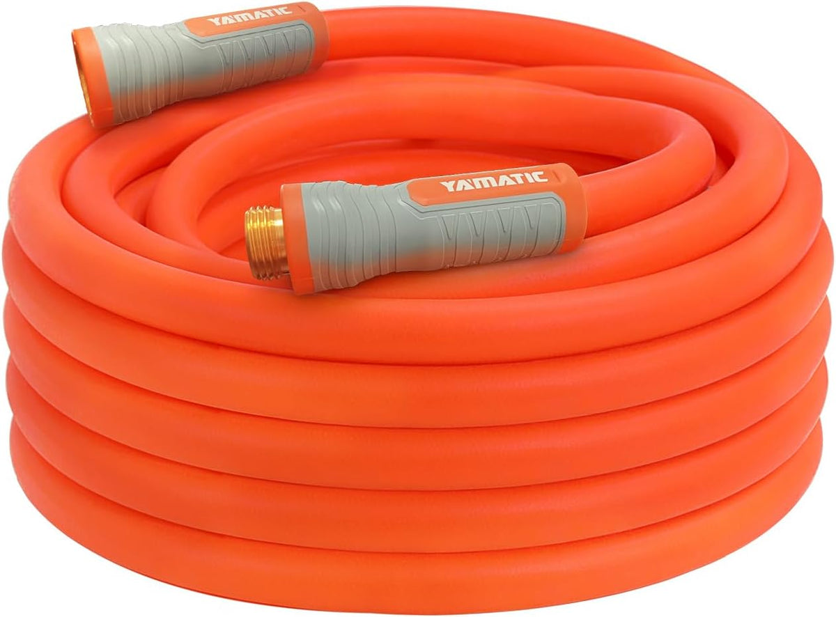 Flexible Garden Hose 5/8" x 5ft, 360° Swivel Handle, Burst 600 PSI