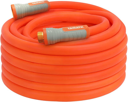 Flexible Garden Hose 5/8" x 5ft, 360° Swivel Handle, Burst 600 PSI