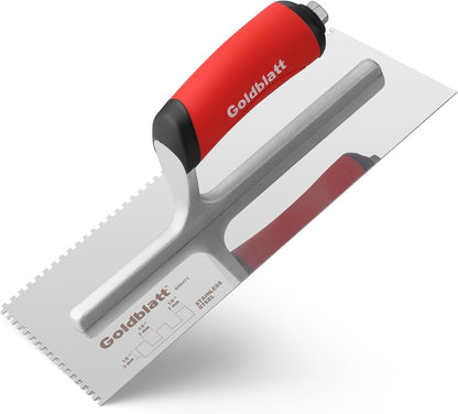 1/2'' x 1/2'' x 1/2'' Square-Notch Tile Trowel, 11'' x 4.5''