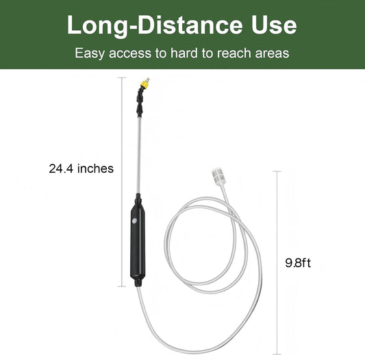 Battery Powered Sprayer Wand, Electric Garden Sprayer