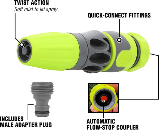 Garden Hose Nozzle Kit, 3-Piece - HFZGAK01