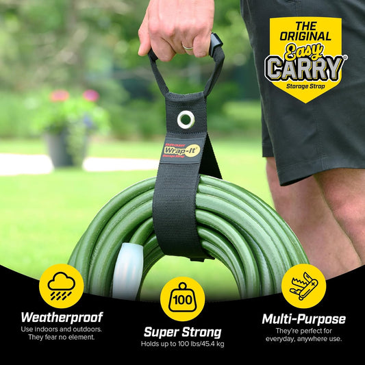 Easy-Carry Straps - Assorted 3-Pack Black with Grommet