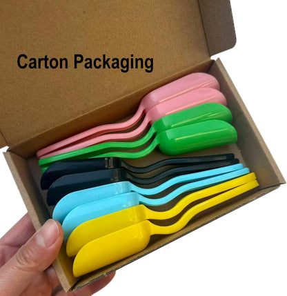 10Pcs Mini Shovel Set,Plastic Gardening Shovel Spoons Soil Scoops,Cultivation Digging Transplanting Tools for Succulents Potted Flowers,Succulent Sand Coffee Beans Milk Powder Scoops,5colors