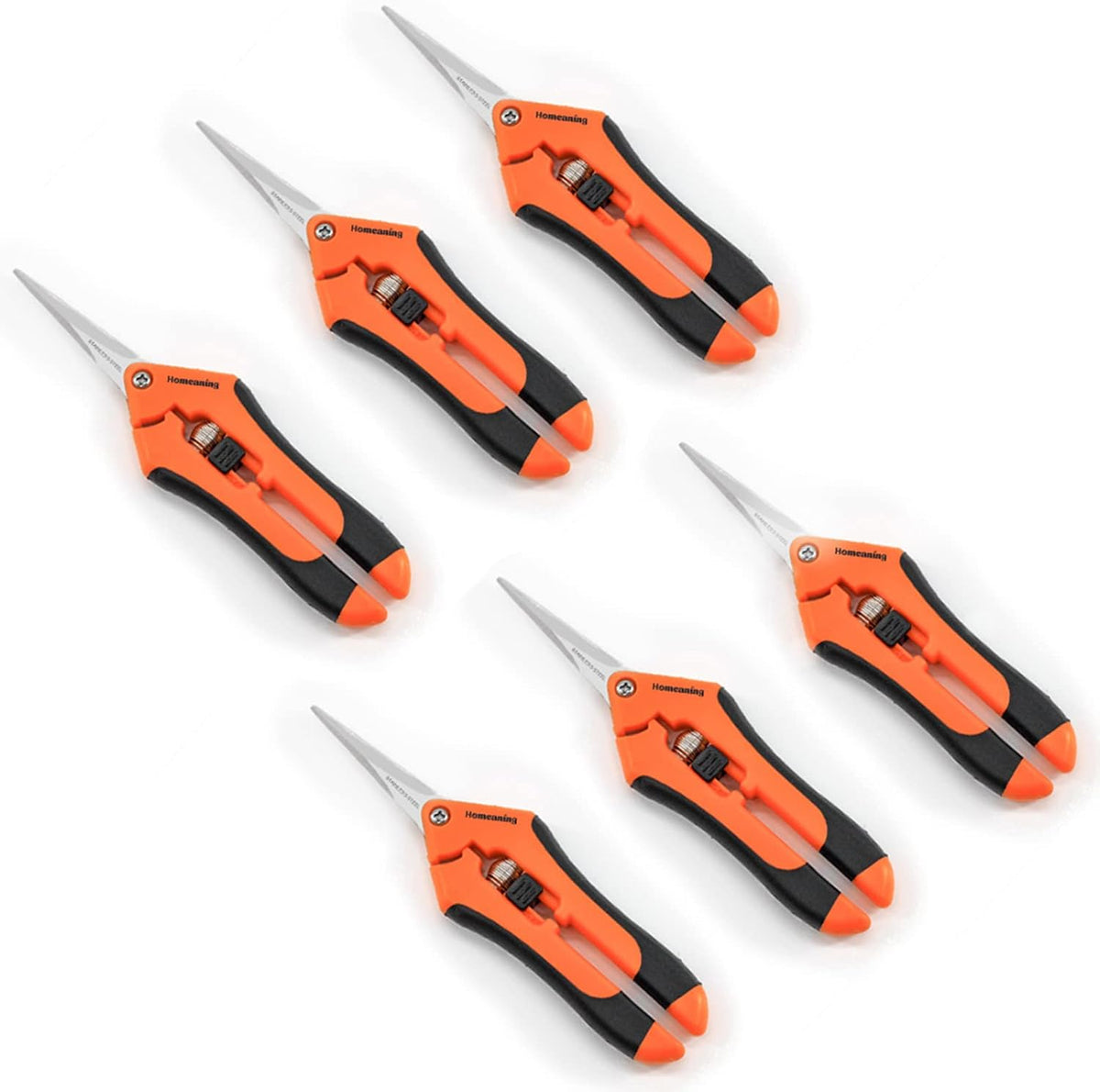 12 Packs Garden Pruning Shears with Curved Blades Trimming Scissors, Gardening Hand Pruning Snips Titanium Coated Precision Bonsai Pruning Shears, Convenient Flower Cutters(Blue)