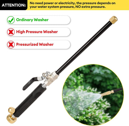 Pressure Washer Wand for Garden Hose Jet Nozzle Hydro Jet Washer Tools Quick Connect to Power Washer for Car Pet Window Washing and Patio Garden Watering