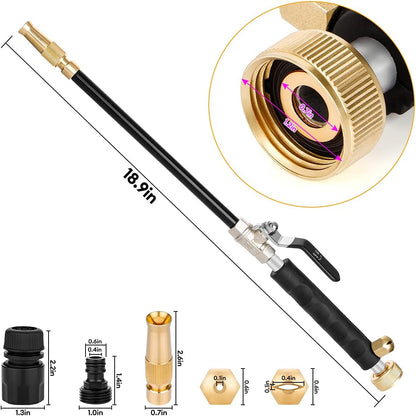 Pressure Washer Wand for Garden Hose Jet Nozzle Hydro Jet Washer Tools Quick Connect to Power Washer for Car Pet Window Washing and Patio Garden Watering