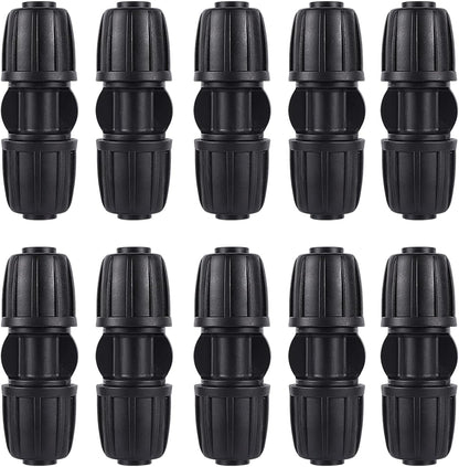 16 Pcs 1/2 inch Tubing Irrigation Fittings Kit,Anti-Drip Connectors