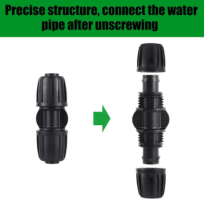 16 Pcs 1/2 inch Tubing Irrigation Fittings Kit,Anti-Drip Connectors