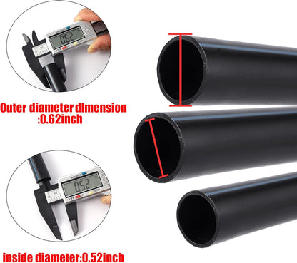 16 Pcs 1/2 inch Tubing Irrigation Fittings Kit,Anti-Drip Connectors