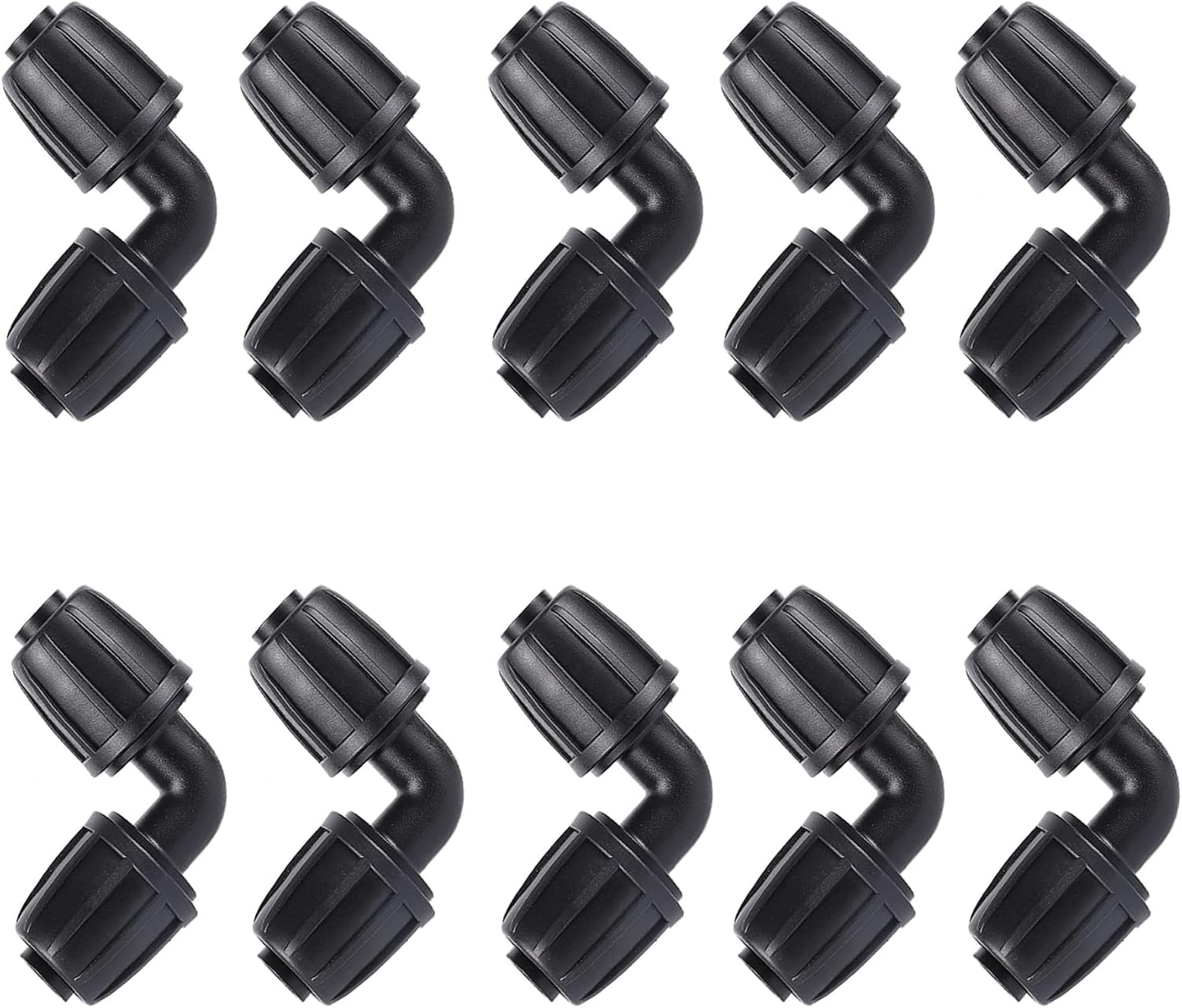 16 Pcs 1/2 inch Tubing Irrigation Fittings Kit,Anti-Drip Connectors