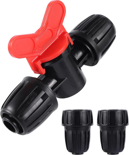 16 Pcs 1/2 inch Tubing Irrigation Fittings Kit,Anti-Drip Connectors