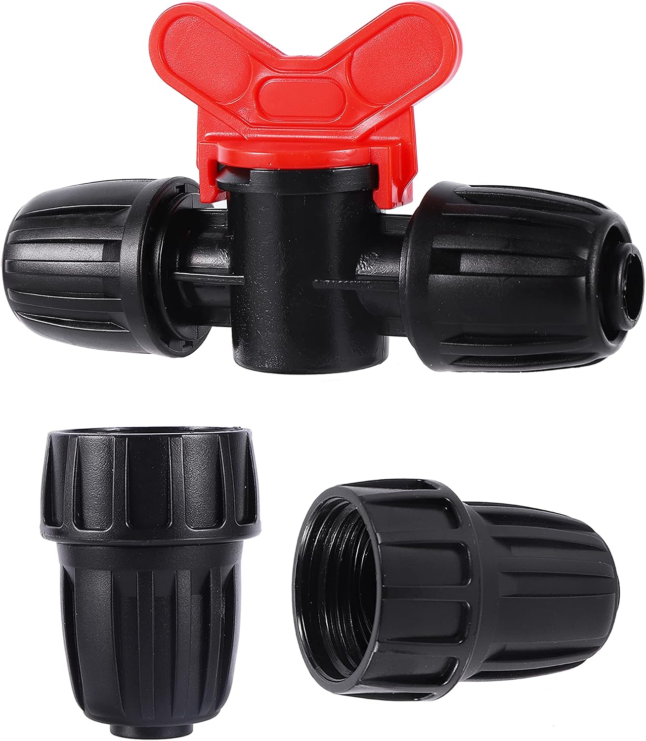 16 Pcs 1/2 inch Tubing Irrigation Fittings Kit,Anti-Drip Connectors