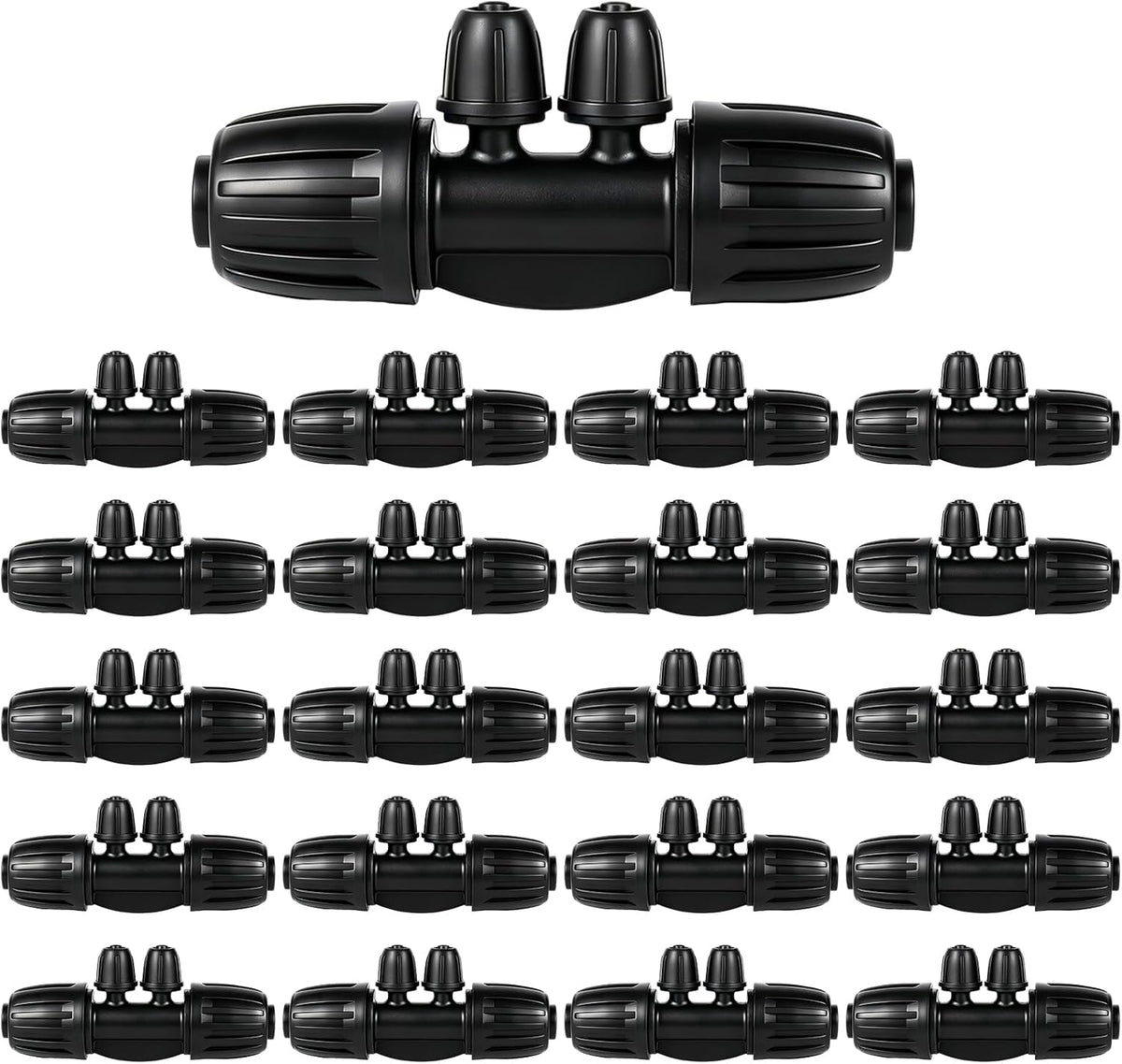16 Pcs 1/2 inch Tubing Irrigation Fittings Kit,Anti-Drip Connectors
