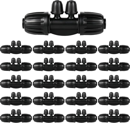 16 Pcs 1/2 inch Tubing Irrigation Fittings Kit,Anti-Drip Connectors