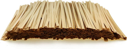 1000 Pcs 4 Inch Kraft Paper Twist Ties for Cello Bags Treat Bags Gift Packaging Bread Cookie Candy Cake Bags