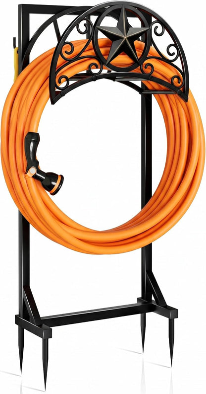 Detachable Heavy Duty Garden Hose Stand, Outdoor Water Hose Storage Rack