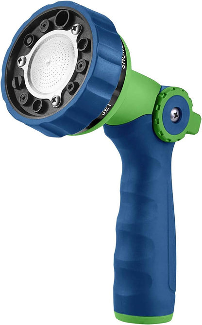 Garden Hose Nozzle, Water Hose Spray Nozzle with Thumb Control On Off Valve for Easy Water Flow Control