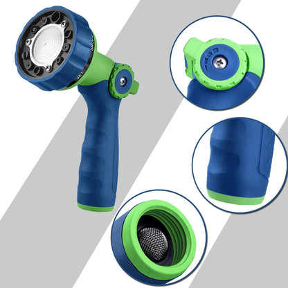 Garden Hose Nozzle, Water Hose Spray Nozzle with Thumb Control On Off Valve for Easy Water Flow Control