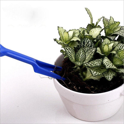 2Pcs Blue Mini Garden Hand Succulent Transplanting Tools,Widger Plastic Seedlings Dibber Sowing Digging Mini Garden Hand Tools for Home Gardens,Gardens Tool Sets, Gardening