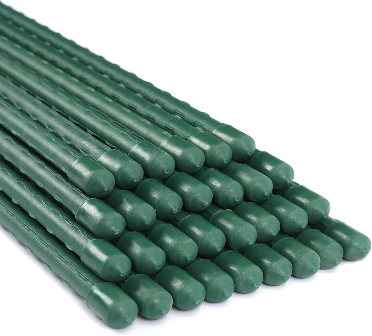 Garden Stakes 55 Inches Steel Plant Stakes Tomato Stakes Garden Poles Pack of 25