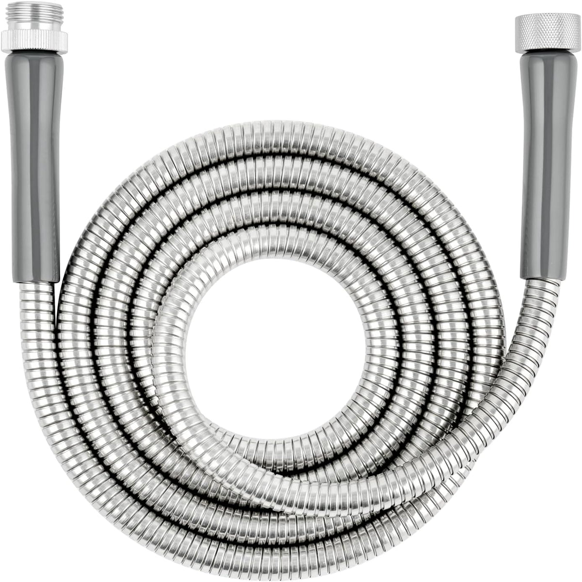 Stainless Steel Garden Hose,8ft, LeakProof,Flexible,F/M Connector