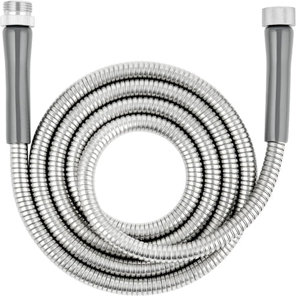 Stainless Steel Garden Hose,8ft, LeakProof,Flexible,F/M Connector
