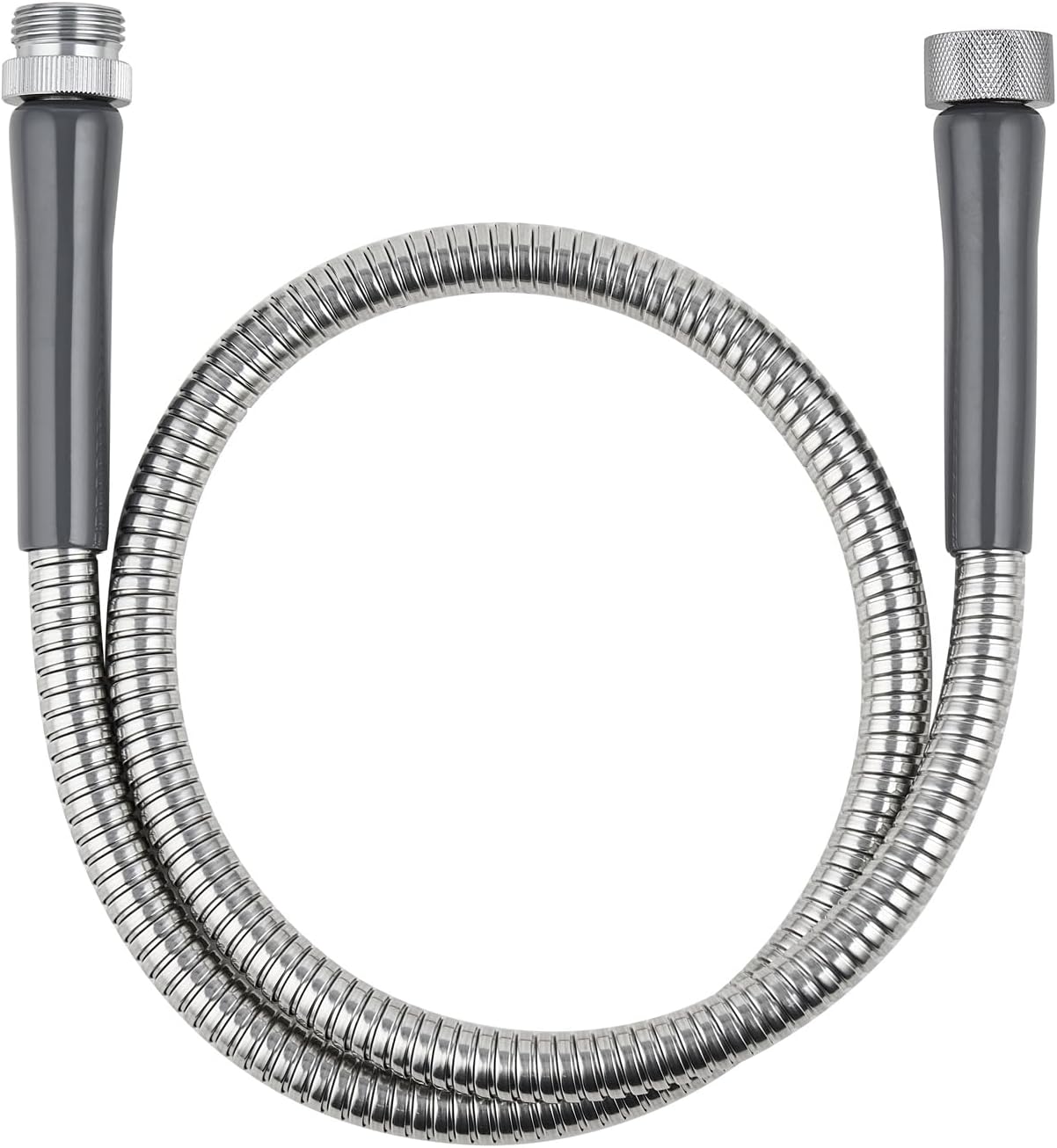 Stainless Steel Garden Hose,8ft, LeakProof,Flexible,F/M Connector