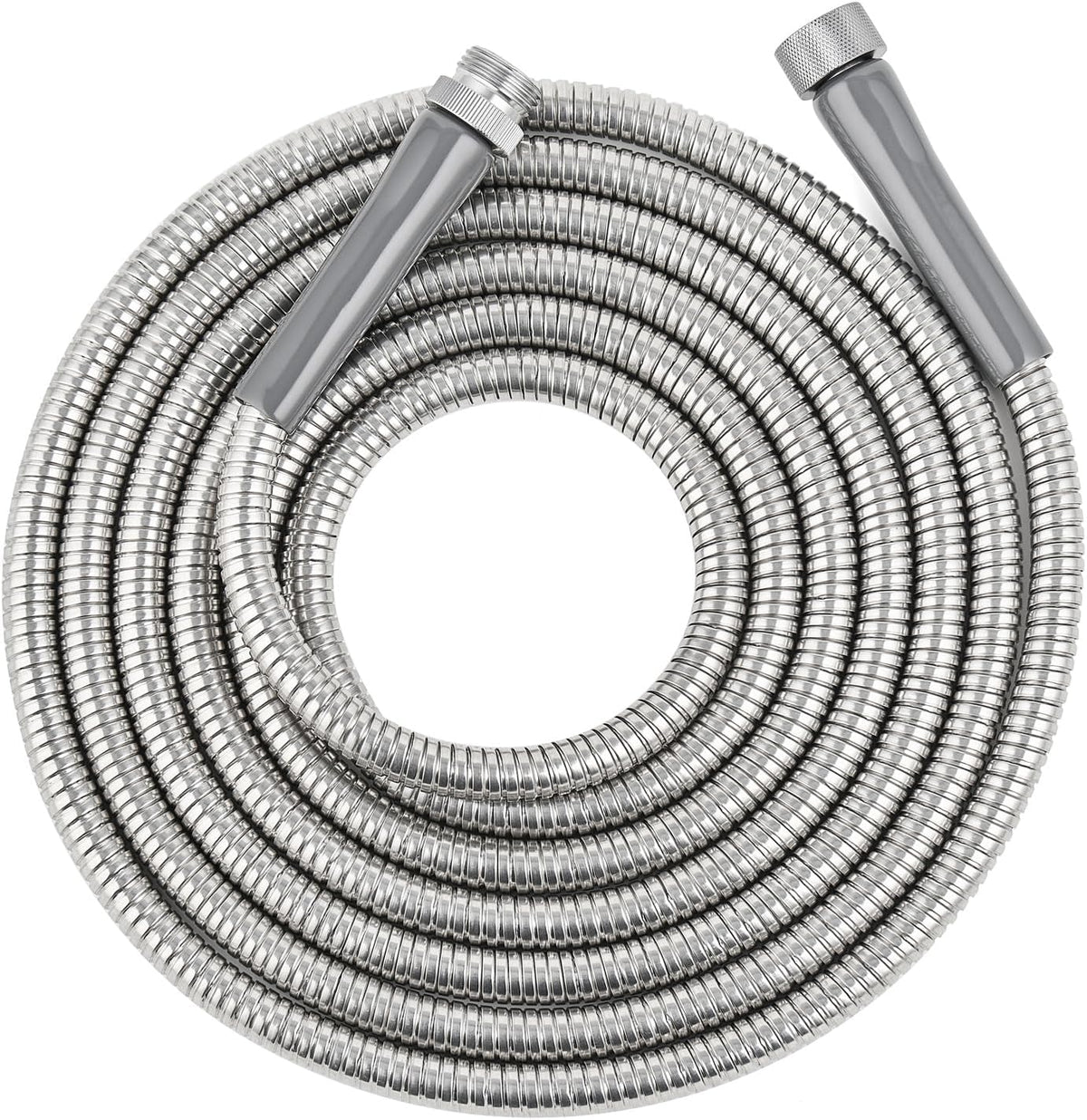 Stainless Steel Garden Hose,8ft, LeakProof,Flexible,F/M Connector