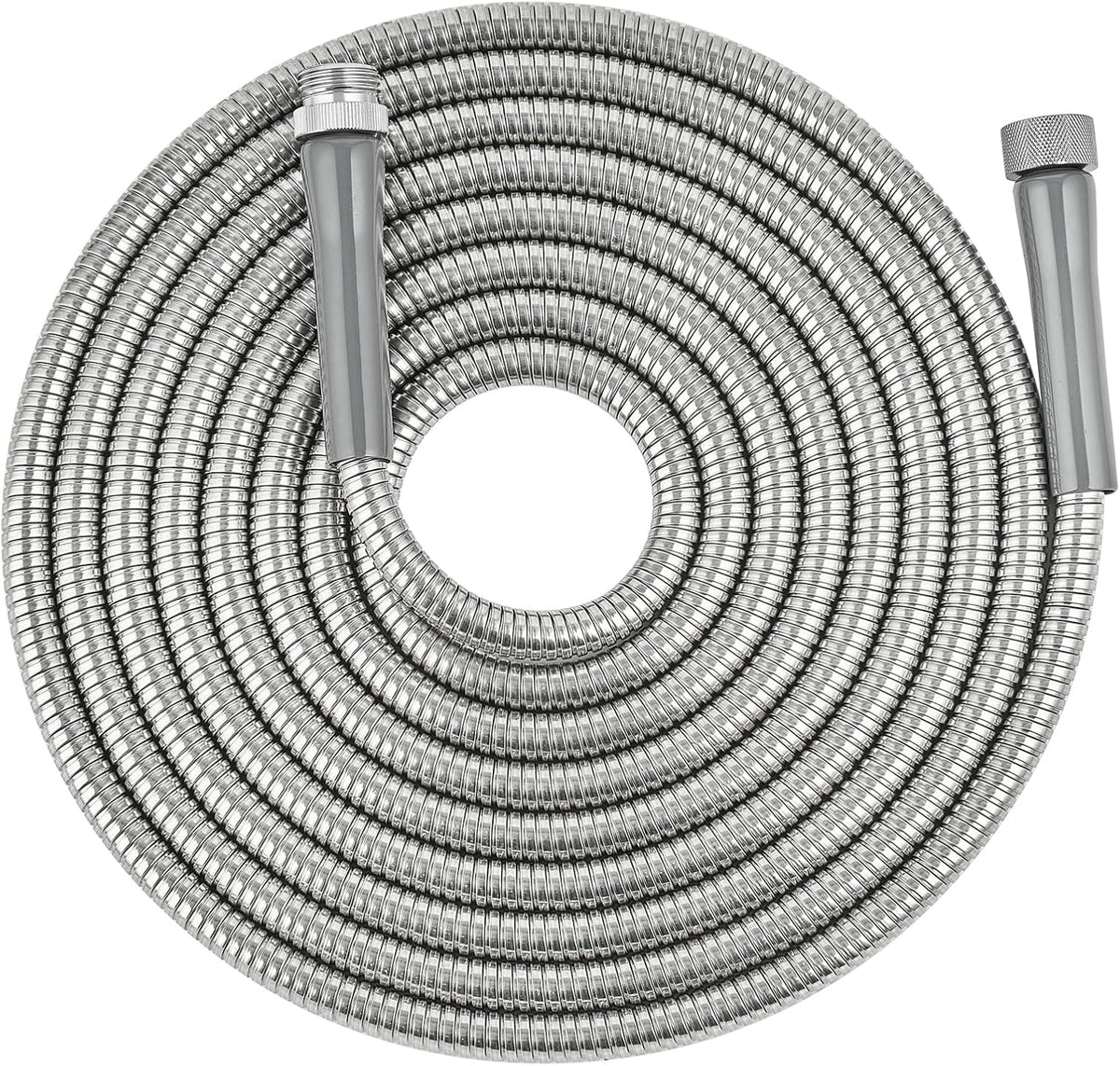 Stainless Steel Garden Hose,8ft, LeakProof,Flexible,F/M Connector