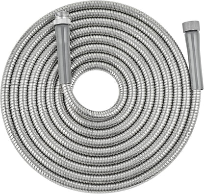 Stainless Steel Garden Hose,8ft, LeakProof,Flexible,F/M Connector