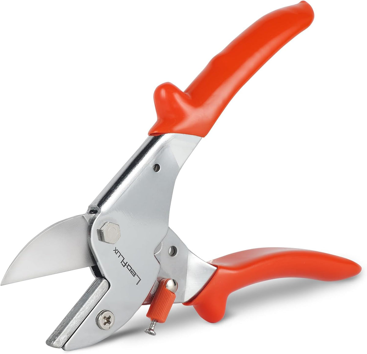 8" Professional Heavy Duty Anvil Pruning Shears with Anti-Rust SK-5 Blades, Garden Shears for Dry Stems and Small Branches, Gardening Scissors, Clippers for Wood, Non-Slip Handle. | LFXP1108S
