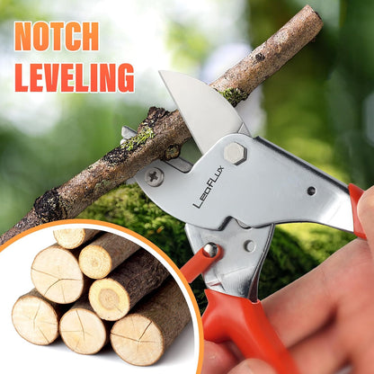 8" Professional Heavy Duty Anvil Pruning Shears with Anti-Rust SK-5 Blades, Garden Shears for Dry Stems and Small Branches, Gardening Scissors, Clippers for Wood, Non-Slip Handle. | LFXP1108S