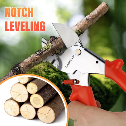 8" Professional Heavy Duty Anvil Pruning Shears with Anti-Rust SK-5 Blades, Garden Shears for Dry Stems and Small Branches, Gardening Scissors, Clippers for Wood, Non-Slip Handle. | LFXP1108S