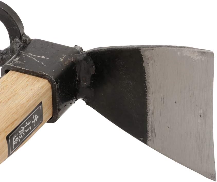 Japanese Forged Garden Hoe & Cultivator - Wooden Handle