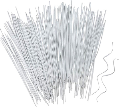 200 Pcs 6" Garden Plastic Plant Twist Ties Reusable Blue Cable Ties for Climbing Plant Support, Christmas Tree, Bags, Gardening Activity.(Blue)
