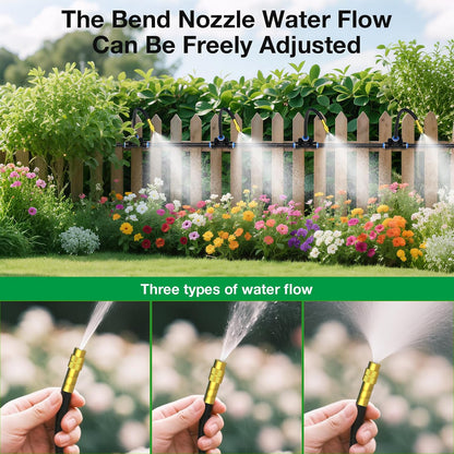 360° Drip Irrigation Misting Copper Nozzles for 1/4" Irrigation Tubing
