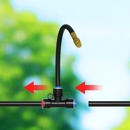 360° Drip Irrigation Misting Copper Nozzles for 1/4" Irrigation Tubing