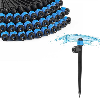 360° Drip Irrigation Misting Copper Nozzles for 1/4" Irrigation Tubing