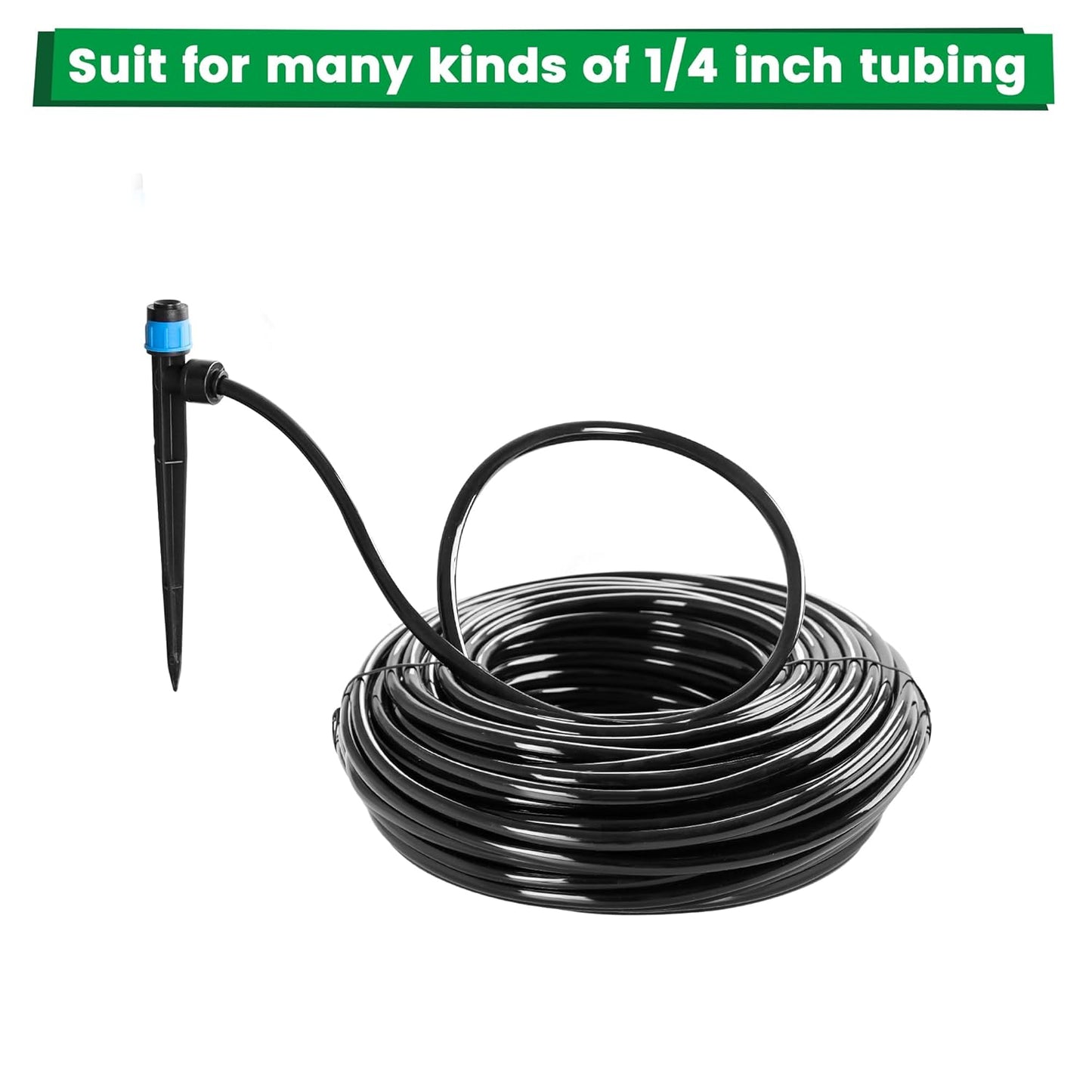 360° Drip Irrigation Misting Copper Nozzles for 1/4" Irrigation Tubing